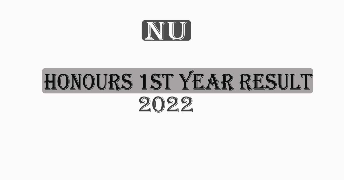 honours 1st year result 2024