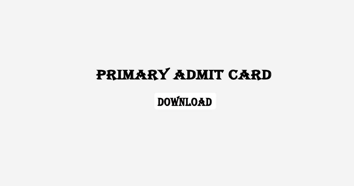dpe admit card